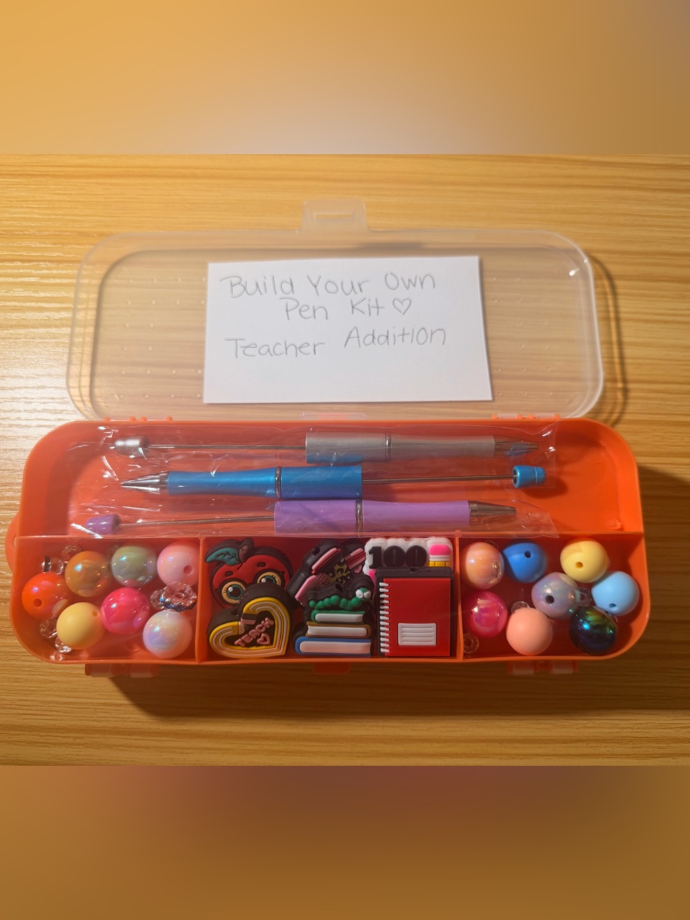 Build-Your-Own Pen Kit with Colorful Beads-Teacher Additions